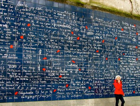 Wall of Love in Monmartre.  I love you written in every known language.  I've been here and it's a lovely sight. London Layover, Round Earth, Paris Dream, Montmartre Paris, Travel Paris, Paris Trip, I Love Paris, Parisian Apartment, Living In Paris