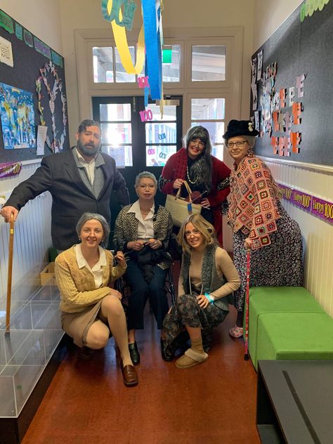 100th Day Teacher Outfit, 100 Days Of School Dress Up Teachers, 100 Days Of School Outfit, Celebration Activities, Classroom 2023, School Dress, Teacher Outfit, School Dresses, 100 Days Of School