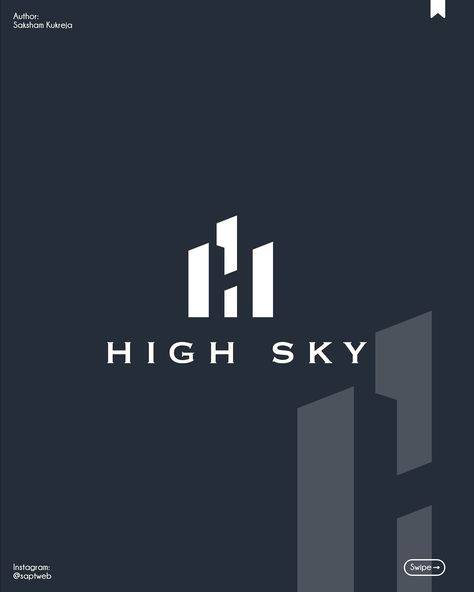 High Sky logo proposal for a real state brand. . . . . . . #logo #branding #visualidentity #brandidentity #realestatelogo #buildinglogo #office #corporate #builder Office Logo Design, Build Logo, Builder Logo, Logo Proposal, Logo Building, Sky Logo, Event Invitation Design, Realtor Logo Design, Rise Logo