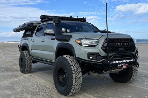 Toyota Tacoma Lunar Rock, Tacoma Overland Build, Lunar Rock Tacoma, Tacoma Modified, Tacoma Rims, Lifted Toyota Tacoma, Tacoma Grill, Lifted Tacoma, 2023 Gmc Canyon