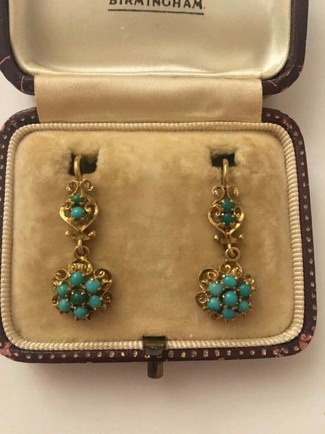 Tibetan Earrings, Antique Turquoise, Antique Jewellery Designs, Tibetan Jewelry, Diamond Jewelry Designs, Gold Jewellery Design Necklaces, Classy Jewelry, Gold Earrings Designs, Jewelry Design Necklace