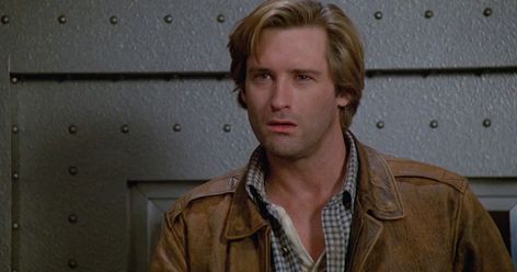 Bill Pullman's Best Performances, Ranked Check more at https://thenewsblaze.com/bill-pullmans-best-performances-ranked/ Lori Petty, Peter Gallagher, Bill Pullman, Rick Moranis, Rockford Peaches, Sleepless In Seattle, Supportive Husband, Acting Class, Christina Ricci