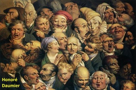 252 Color Paintings of Honoré Daumier ... Honore Daumier, Social Realism, Istoria Artei, Francisco Goya, Historical Documents, Main Theme, Modern Artists, Historical Events, Eye Drawing