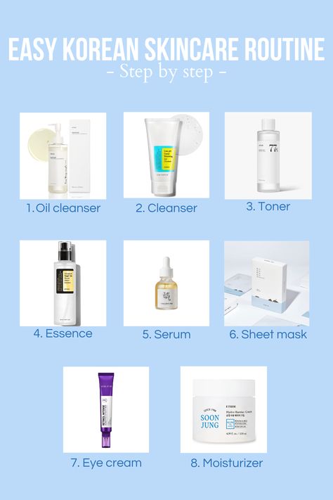 Korean skincare - Amazon finds Cosrx Snail Mucin Essence Routine, Korean Face Cleaning Routine, Cosrx Skin Care Routine Steps, Korean Snail Skincare, Skin Care Routine Snail Mucin, Korean Skincare Starter Kit, Essence Korean Skincare, Skin Care Routine With Snail Mucin, Cosrx Skincare Routine