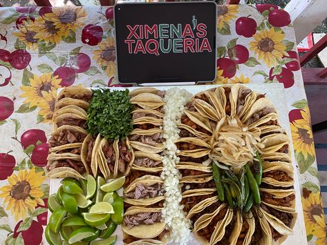 Taco Number, birthday numbee cake, birthday tacos, party platter, taco party Birthday Tacos Number, Taco Birthday Party Adult, Birthday Tacos, Mexican Charcuterie, Taco Tuesday Party, Taco Platter, Taco Ideas, Birthday Gathering, Party Food Table