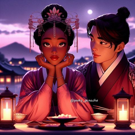 A beautiful interracial couple sharing a romantic moment at dinner.
#love #interracial #bwam #fireworks #blackwomanart #asianman #art #interracialcouple #cherryblossoms #blackgirl #blackgirlart #blackgirlillustrations #blackgirlmagic #japaneseart #koreanart #hanbok #manbun #coupleart #bwamcouple #interraciallove #blackart #blackillustration #blackanime #blackcharacters #asiancharacters #asianman #blackanimations #animationcharacters #asiananimations #datenight #bwamart #bwamanime #scoups #SVT Biracial Couples Art, Blasian Couple, Biracial Love, Blasian Couples, Aladdin Art, Cartoon Photos, Black Power Art, Biracial Couples, Asian Couple