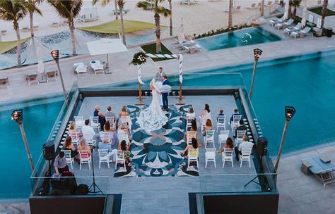 Garza Blanca Los Cabos Wedding, Los Cabos Wedding, Swim Up Bar, Cabo Weddings, Kid Pool, Groom Boutonniere, Destin Beach, Cabo San Lucas, Beautiful Places In The World