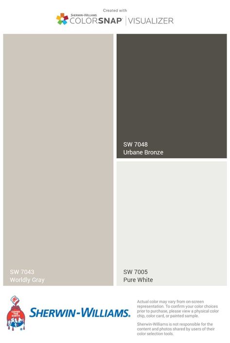 Dark Gray And White House Exterior, Outdoor House Colors, Tudor House Exterior, Basement Paint, Paint Color Combos, Exterior Color Palette, Outside Paint, House Paint Color Combination, Exterior House Paint Color Combinations