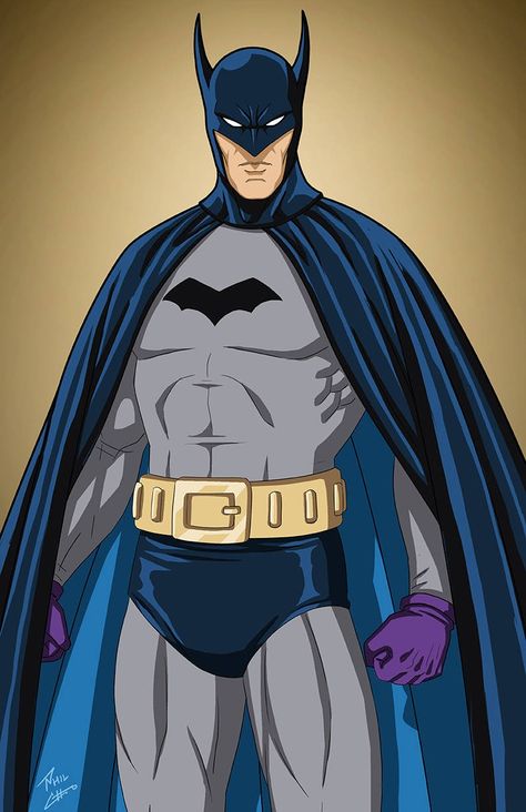 Batman 1939 (First Appearance) by Phil-Cho Batman First Appearance, Batman Redesign, Batman Detective Comics, Superhero Comics Art, Batman Halloween, Dc Trinity, Phil Cho, Joker Drawings, Batman Fan Art