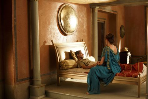 Greek Bedroom, Sarah Parish, Greek House, Academic Art, Hades And Persephone, Ancient Designs, Roman History, Ancient Beauty, Bbc One