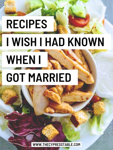 Newlywed Meals, Newlywed Recipes, Recipes For Newlyweds, Recipe For Marriage, Budget Meal Planning, After The Wedding, Newly Wed, When I Get Married, Newly Married