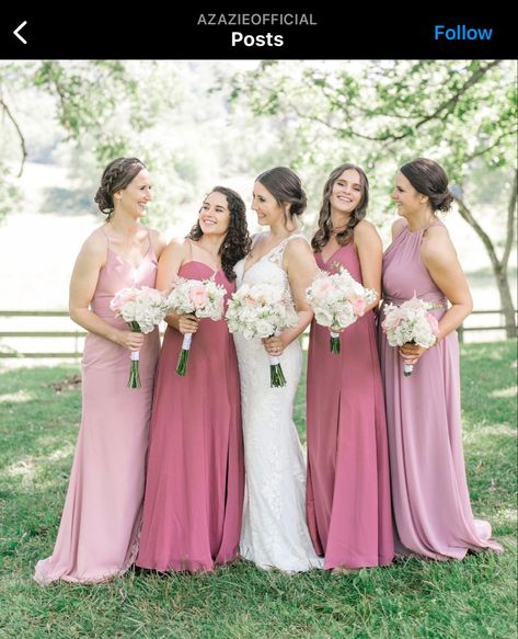 Azazie Desert Rose, Vintage Mauve Bridesmaid Dresses, Azazie Dusty Rose, Mauve Bridesmaids, Mauve Bridesmaid Dresses, Bridesmaid Dress Color Schemes, Mauve Bridesmaid, Mauve Bridesmaid Dress, Summer Wedding Colors