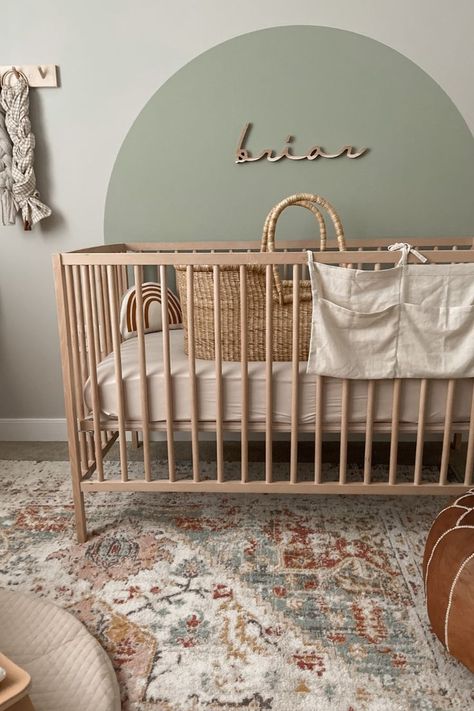 neutral , nursery , boho , aesthetic , natural woods , patterns , baby Baby Boy Nursery Room Design, Modern Baby Boy Nursery, Aesthetic Nursery, Nursery Design Board, Wood Crib, Crib Nursery, Nursery Closet Organization, Baby Boy Nursery Themes, Baby Room Neutral