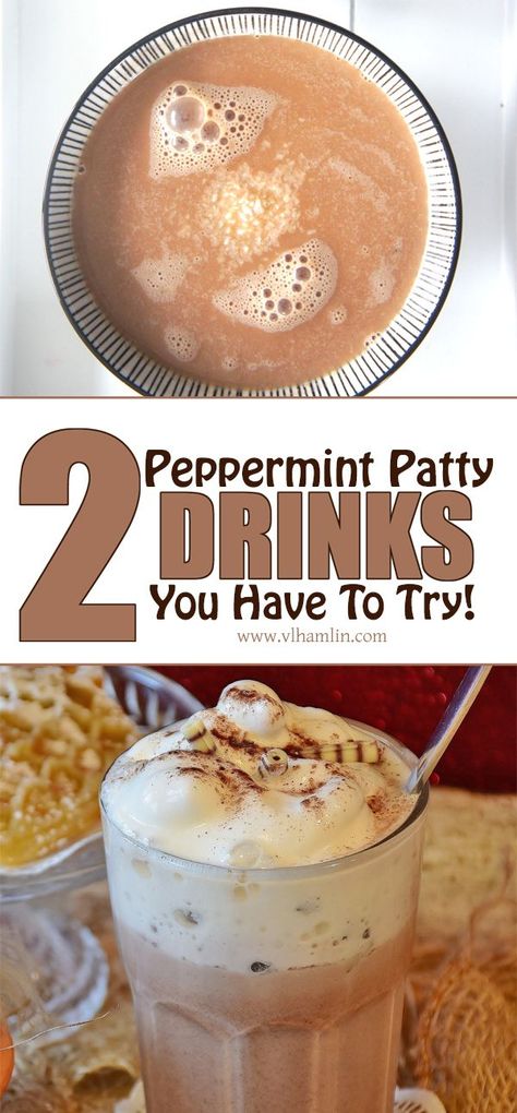 Peppermint Patty Recipe, After Dinner Mints, Dinner Mints, Creamer Recipe, Peppermint Patty, Xmas Dinner, Ice Milk, 5 Ingredient Recipes, Mixed Drinks Recipes