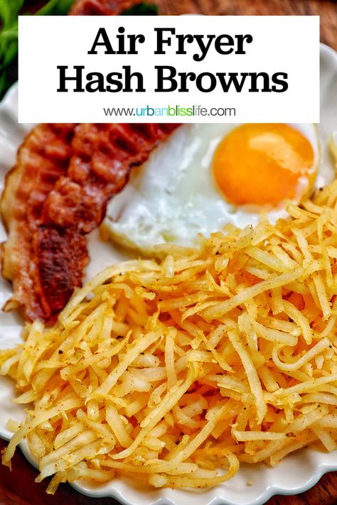 Air Fryer Hashbrowns From Scratch, Air Fryer Hashbrowns, Shredded Hashbrown Recipes, Shaper Wear, Breakfast At Home, Frozen Hashbrowns, Homemade Cajun Seasoning, Homemade Fajita Seasoning, Cooks Air Fryer