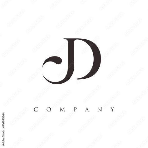 Jd Monogram Logo, Jd Logo Design, Jd Monogram, Monogram Tattoo, Classy Logos, Hipster Fonts, Concert Lights, Business Logo Inspiration, Corporate Id