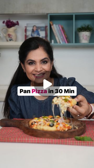 MasterChef Pankaj Bhadouria | Pan Pizza in 30 Min 🍕 
 
Here is a No Yeast, No Oven Pan Pizza Recipe that you can easily make in a Pan!
This Pan Pizza can be under ... | Instagram No Oven Pizza, Pizza Dough Recipe No Yeast, Instant Pizza Dough, Pankaj Bhadouria, Pan Pizza Recipe, Oven Pan, Quick Dishes, Pizza Sauce Homemade, Pizza Recipes Easy