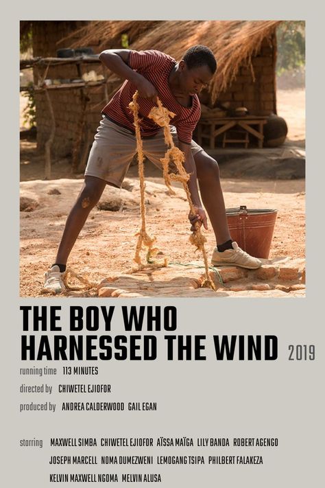 The Boy Who Harnessed The Wind, Tommy Boy Movie, Noma Dumezweni, Wind Movie, Polaroid Posters, Camping Aesthetic, Poster Boys, Tommy Boy, Movie List