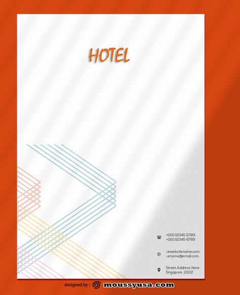 3+ Modern Hotel Letterhead Template Create a modern hotel letterhead is one of the jobs that must be done when you want to develop your company. Now, everything can be simplified with the internet because you can find the template that available Hotel Letterhead Design, Hotel Letterhead, Letterhead Examples, Start Your Business, Letterhead Template, Letterhead Design, Modern Hotel, Psd Template Free, Best Resolution