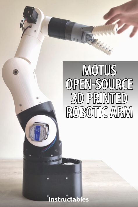 Robot Arm Diy, Futuristic Technology Design, 3d Printing Ideas Useful, Robotic Arm Diy, 3d Printed Robot, 3d Printed Products, Useful 3d Prints, Robot Programming, Student Design