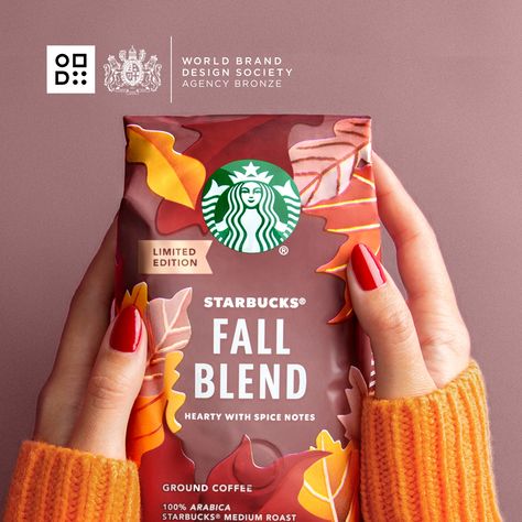 WBDS Agency Design Awards - Bronze Award - 2022/23 - Packaging Redesign - Chase Design Group - Starbucks Fall Limited Edition - United States . “For the first time in 10 years, Starbucks is debuting new whole bean coffee packaging designs inspired by the people, moments and experiences associated with each blend. .  #packaging #packagingdesign #branding #agencydesignawards #worldbranddesignawards Starbucks Coffee Packaging, Limited Edition Packaging Design, Packaging Moodboard, Packaging Redesign, Starbucks Coffee Beans, Coffee Line, Coffee Brands, Agency Design, Limited Edition Packaging