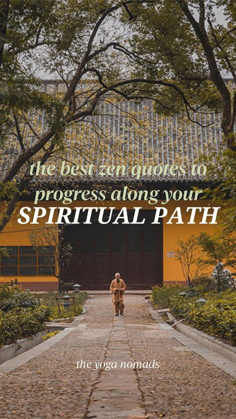 Embark on a journey of self-discovery with our "Best Zen Quotes" pin, featuring timeless wisdom from ancient masters and modern sages, guiding your spiritual path with profound insights. Wear it proudly as a reminder to cultivate mindfulness and compassion, letting these profound quotes inspire your quest for inner peace and enlightenment. #ZenWisdom #SpiritualJourney #Mindfulness #Enlightenment #InnerPeace Path Quotes Life, Spiritual Path Quotes, Chakra Quotes, Path Quotes, Spiritual Aesthetic, Zen Philosophy, Respect Life, Yoga Aesthetic, Zen Quotes