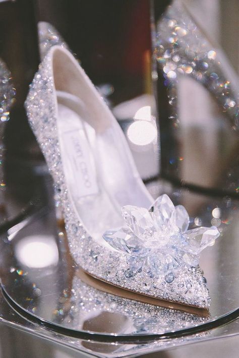 Jimmy Choo Cinderella, Kasut Pengantin, Cinderella Wedding Shoes, Illusion Lace Wedding Dress, Cinderella Heels, Jimmy Choo Wedding Shoes, Cinderella Wedding, Wedding Shoes Bride, Cinderella Shoes