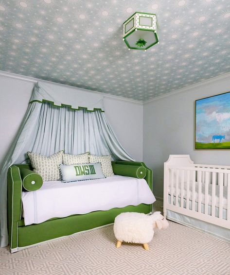 Riverview Way — Lila Malone Interiors Green And Blue Nursery, Green Boy Nursery, Blue Green Nursery, Bed 2023, Claremont House, Big Boy Bed, Color Duos, Boy Bed, Houston Interior Designers