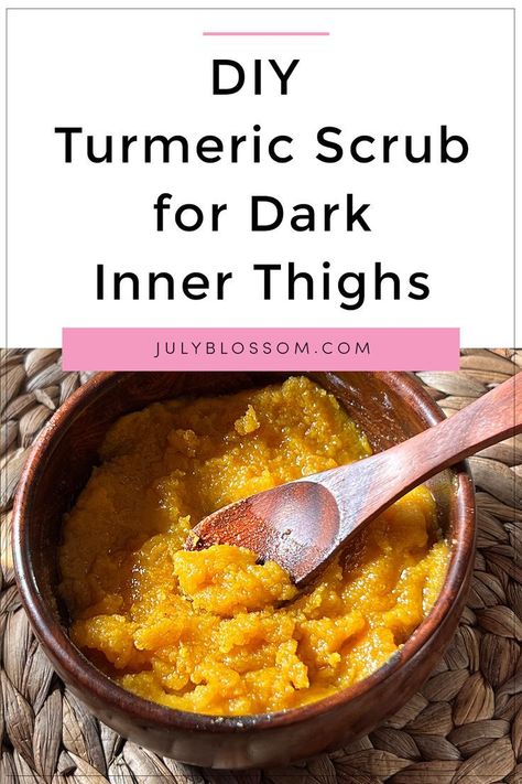 Healthy Nails Remedies Dark Inner Thighs, Skin Lightening Diy, Turmeric Scrub, Diy Body Scrub Recipes, Fruit Recipes Healthy, Scrub Diy, Dark Armpits, Skin Lightener, Diy Body Scrub