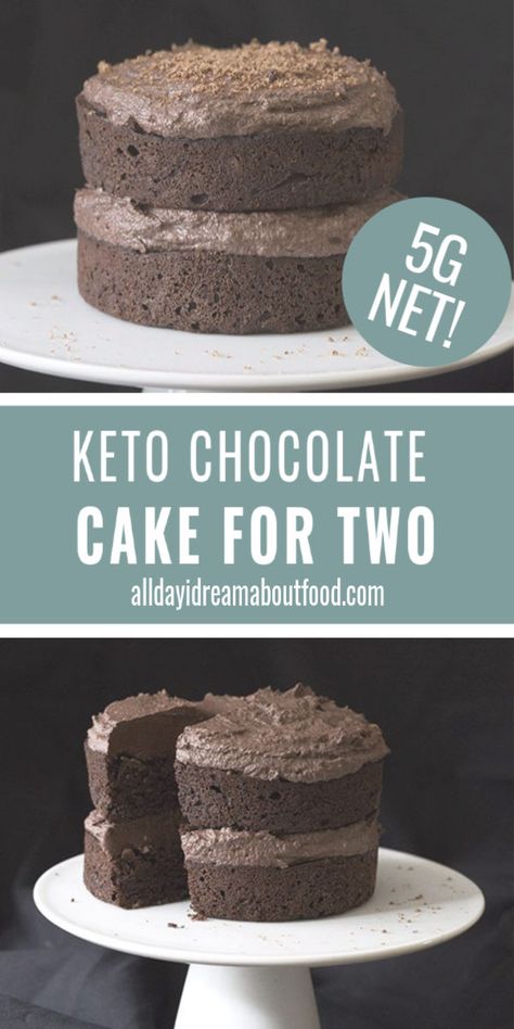 Mini Keto Chocolate Cake! Rich and delicious, with built in portion control. My sugar-free chocolate ganache frosting is to die for. Whip this up for you and your honey in just one hour. Whipped Ganache Frosting, Mini Chocolate Cake, Whipped Chocolate Ganache, Whipped Ganache, Chocolate Ganache Frosting, Keto Chocolate Cake, Ganache Frosting, Low Carb Cake, Keto Mug Cake