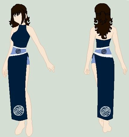 Water Tribe Dress Water Tribe Dress, Avatar Outfits Water Tribe, Water Bending Outfit, Water Bender Outfit Female Oc, Water Tribe Outfit, Water Tribe Clothes, Tribe Clothes, Watertribe Atla Clothes, Tribe Outfit