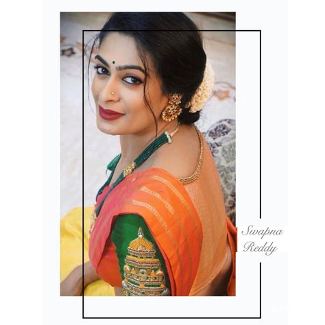 Swapna Reddy 🧿 on Instagram: “Rich and intricate designs..#repost @aprvastrakala_official #creativework #lovefortraditionalwear #ethnicblousedesigns” Swapna Reddy, Template Ideas, Intricate Designs, Creative Work, Blouse Designs, Blouses, Saree, Embroidery, On Instagram