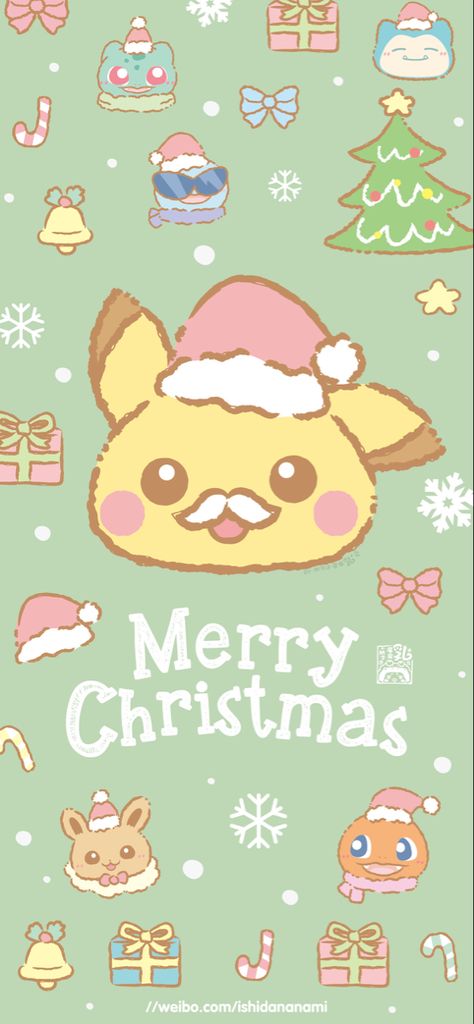 Pokemon Christmas Wallpaper, Christmas Pokemon, Iphone Wallpaper Preppy, Monster Craft, Pokemon Diy, Pokemon Backgrounds, Cool Pokemon Wallpapers, Pikachu Wallpaper, Pokemon Eeveelutions