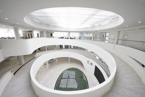 Gallery of Exhibition Center of Zhengzhou Linkong Biopharmaceutical Park / WSP ARCHITECTS - 3 Ramps Architecture, Ramp Design, Landmark Buildings, Zhengzhou, Exhibition Space, Structural Engineering, Architecture Plan, Concept Architecture, Architect Design