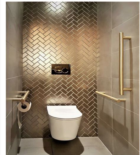 Wc Decoration, Toilet Room Decor, Wc Design, Small Toilet Room, Bathroom Decor Luxury, Instagram Luxury, Washroom Design, Modern Toilet, Small Toilet