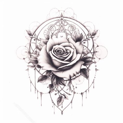 Mandela rose tattoo design for women Coloured Rose Tattoo, Mandela Tattoo, Birthday Tattoo, Hand And Finger Tattoos, Rose Tattoo Design, Skull Tattoo Design, Tattoo Portfolio, White Tattoo, S Tattoo