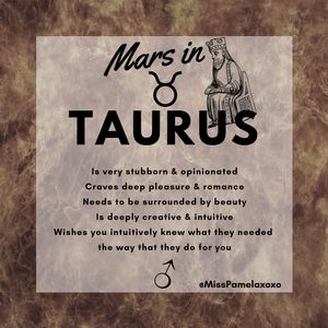 Mars in Taurus Man or Woman Taurus Mars Aesthetic, Mars Taurus, Mars In Taurus, Taurus Mars, Life Path 6, Astrology 101, Gem Gem, Capricorn Rising, Chart Astrology