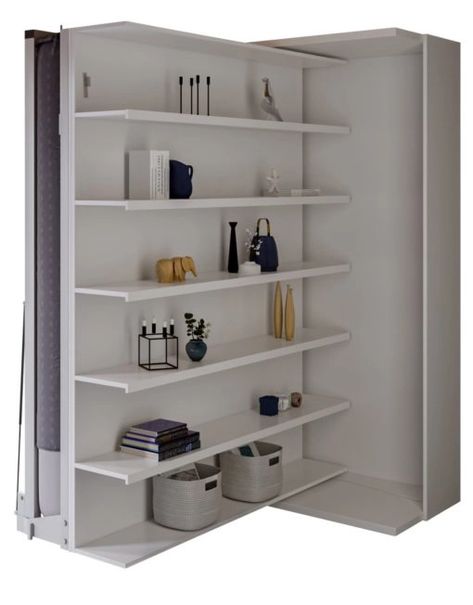 Shop Murphy Beds, Kits & Hardware | Expand Furniture Expand Furniture, Revolving Bookcase, Bed Hardware, Wall Beds, Hidden Bed, Folding Tables, Library Wall, Bookshelf Storage, Living Room Sofa Design