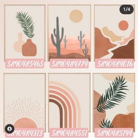 Aestethic Bloxburg Picture Codes, Bloxburg Western Picture Codes, Boho Decals Bloxburg, Berry Avenue Aesthetic, Preppy Bloxburg, Berry Avenue Decal Codes, Berry Ave Codes, Calendar Decal, Ed Wallpaper