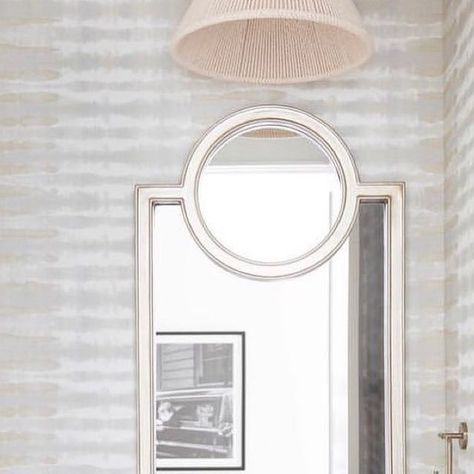 Mary Kooi on Instagram: "Posted @withregram • @thibaut_1886 Swooning over this powder room designed by @meganmolten with our Margate wallpaper from the Anna French Watermark collection. #thibaut #annafrench #powderroomwallpaper #homedecoration" Anna French Wallpaper, Wallpaper Powder Room, Dance Wallpaper, Powder Room Wallpaper, Anna French, Powder Room Design, Dragon Dance, Basement Ideas, Powder Room