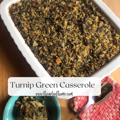 Canned Turnip Greens Recipes, Canned Turnip, Turnip Green Casserole, Turnip Green Soup, Green Casserole, Casserole Crockpot Recipes, Green Pie, Turnip Recipes, Can Chicken