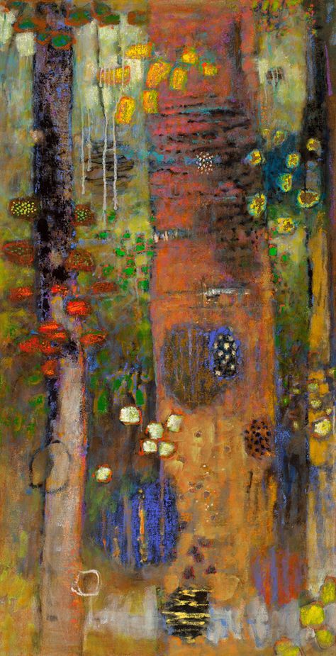 자작나무 그��림, Rick Stevens, Abstract Tree Painting, Painting Skills, Modern Art Paintings Abstract, Intuitive Art, Textile Arts, Abstract Tree, 수채화 그림