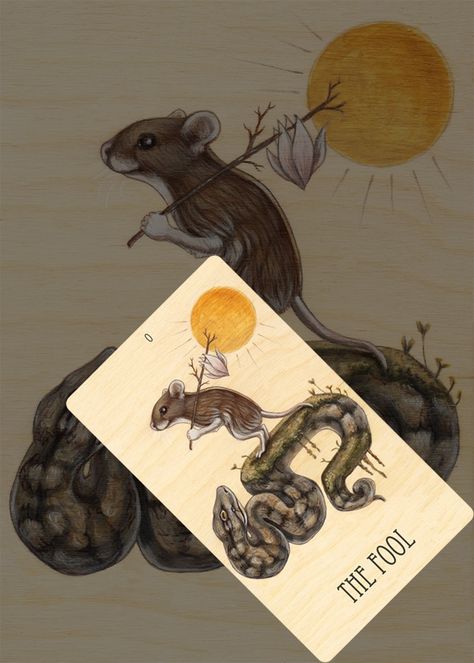 THE FOOL 2.75 x 4.75" card mockup Tarot Decks Art, Learning Tarot Cards, Divination Cards, Tarot Astrology, Tarot Cards Art, Minor Arcana, Divination Tools, Tarot Art, Resin Painting