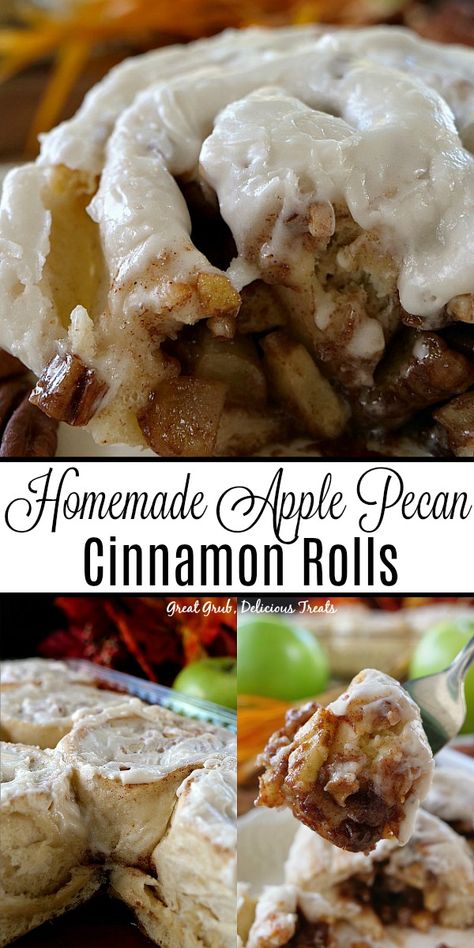 Pecan Cinnamon, Pecan Cinnamon Rolls, Cinnamon Roll Recipe Homemade, Sweet Roll Recipe, Apple Cinnamon Rolls, Breakfast Rolls, Pecan Recipes, Cinnamon Rolls Homemade, Cinnamon Rolls Recipe