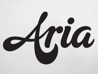 Aria - by Rob Clarke, #typography #script 3d Book, Type Treatments, Free Script Fonts, Typography Graphic, Baby Tattoos, Types Of Lettering, Creative Fonts, Mom Tattoos, Typography Letters