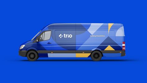 Trio on Behance Vehicle Graphics Branding, Car Valet, Vehicle Signage, Logo Presentation, Van Wrap, Car Wraps, Car Wrap Design, Coffee Illustration, Car Graphics