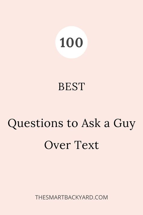 Here are the best questions to ask a guy over text at any time and have fun. Text Questions To Ask A New Guy Over Text, Creative Questions To Ask A Guy, Getting To Know Someone Over Text, Questions To Text Your Boyfriend, What To Text A Guy For The First Time, Intentional Questions To Ask, What Questions To Ask A Guy, Best Questions To Ask A Guy First Dates, First Questions To Ask A Guy