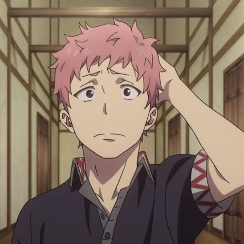 Renzo Shima, Pink Hair, Anime, Hair, Pink