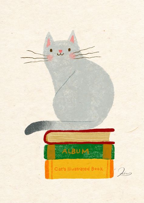 Want to read a book? by Ken Smiths Cat Book Illustration, Children’s Book Illustration, Children Book Illustration Watercolor, Bee Project, Illustrator Portfolio, Bookmark Ideas, Music Illustration, Cute Animal Illustration, Picture Books Illustration