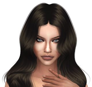 Adriana Lima as a sim in The Sims 4alpha cc hair kylie jenner skin by s4models ebonixcc pralinesims #thesims4 #ts4 #ts4cc Adriana Lima Hair, Sims 4 Controls, Download Sims, Kendall Jenner Hair, Kylie Jenner Hair, Alpha Cc, Moon Galaxy, Cc Hair, Makeup Cc